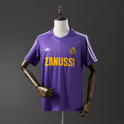 Real Madrid Trikot 1984-85 Auswärts Retro Fußballtrikot