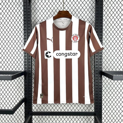 St Pauli Jersey 25/26 Home Football Kit Soccer Jersey