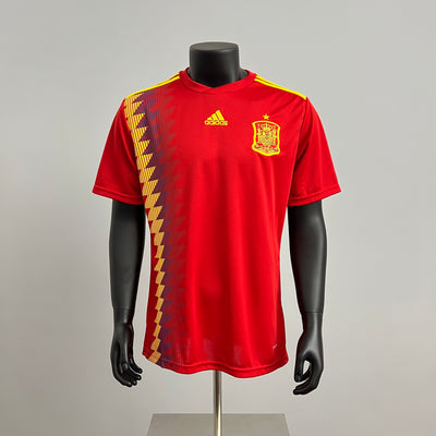 Retro Spanien Trikot 2018 Heimtrikot Fußballtrikot