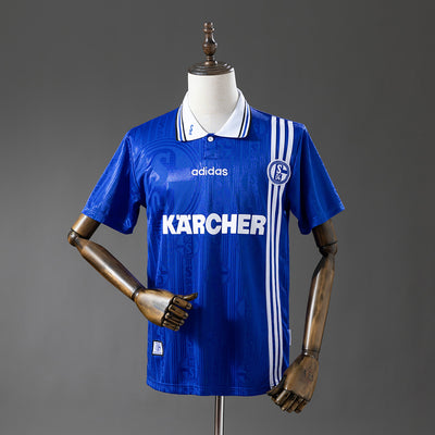 Schalke 04 Trikot 1996-97 Heim Retro Fußballtrikot