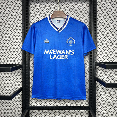Retro Rangers Heimtrikot 1990 1992 Fußballtrikot