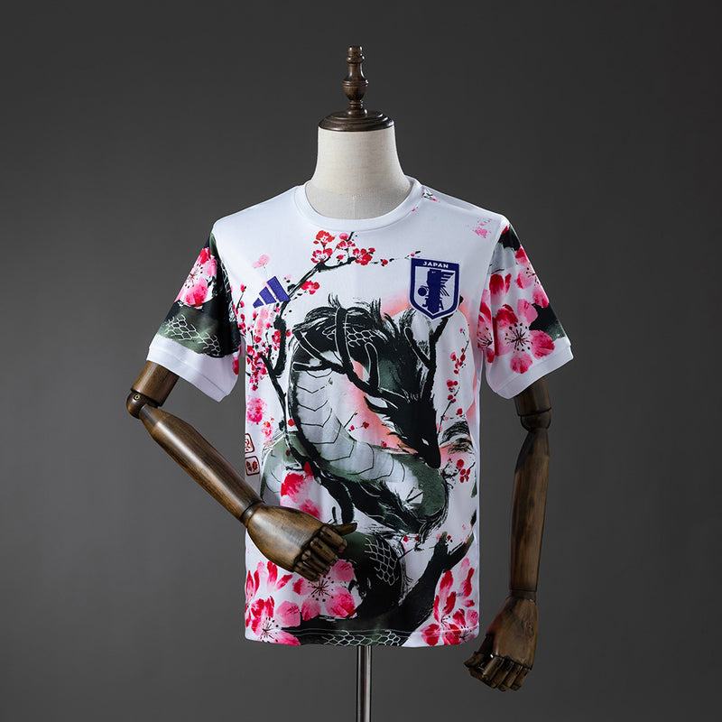 Japan Kirschblüte und Drache Trikot 2026 Fußball-Kit Fußballtrikot