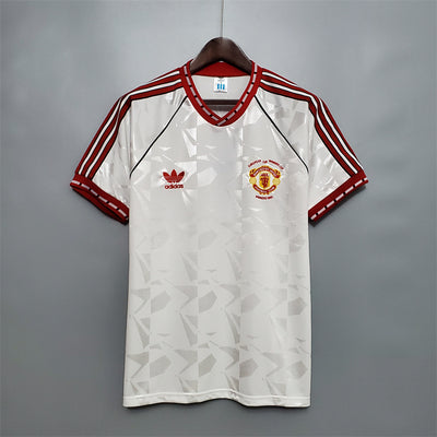 Manchester United Auswärtstrikot 1991 Retro-Fußballtrikot