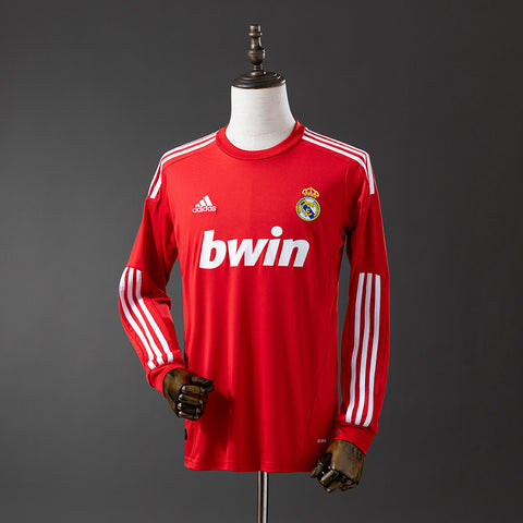 Real Madrid Trikot 2011/12 Drittes Retro Fußballtrikot Langarm
