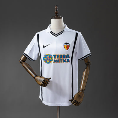 Valencia Trikot 2000-01 Heim Retro Fußball-Kit