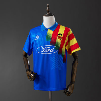 Valencia Trikot 1995-96 Auswärts Retro Fußballtrikot