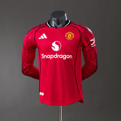 Man United Trikot 25/26 Heimtrikot Langarm Spielerversion