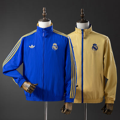 Real Madrid Windbreaker 2025/26 Wendbare Fußballjacke