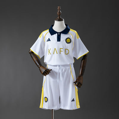 Kinder Al-Nassr Trikot 25/26 Auswärts Fußball-Set