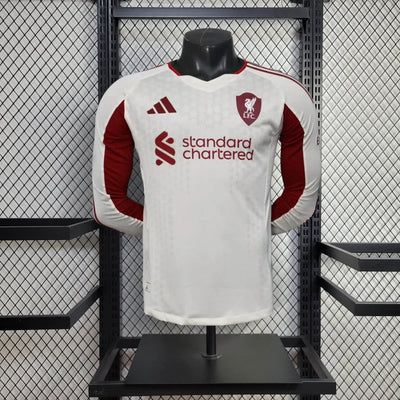 Player Version Liverpool Jersey 25/26 Away Long Sleeves Football Kit Soccer Jersey