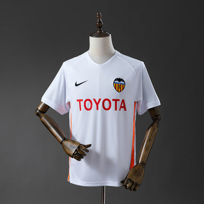 Valencia Trikot 2006/07 Heim Retro Fußball Trikot
