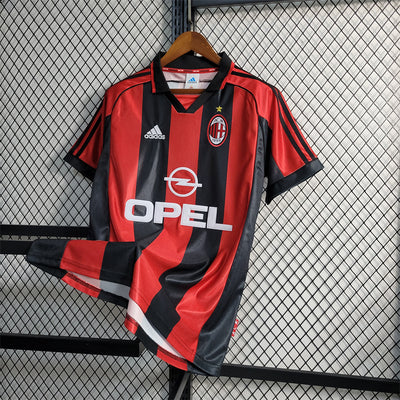 AC Mailand Trikot 98/99 Historie Retro Fußballtrikot mit individuellem Namen 1998 1999 Fußball Sport T-Shirt