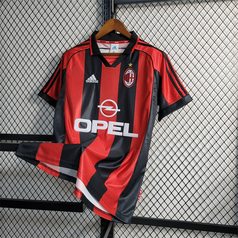 AC Mailand Trikot 98/99 Historie Retro Fußballtrikot mit individuellem Namen 1998 1999 Fußball Sport T-Shirt
