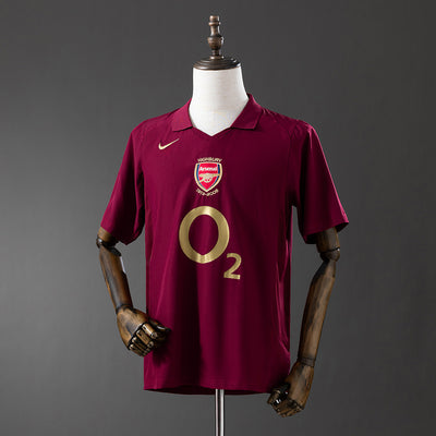 Arsenal Trikot 2005/06 Heim Retro-Fußballtrikot