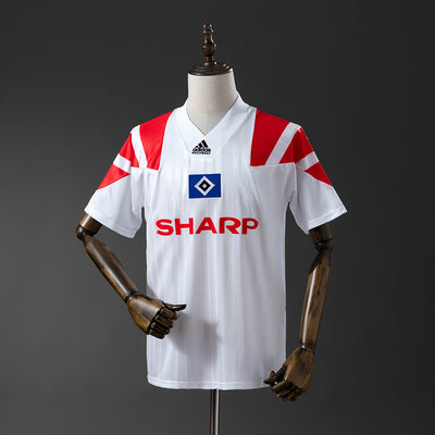 Hamburger Auswärtstrikot 1992-93 Retro-Fußballtrikot