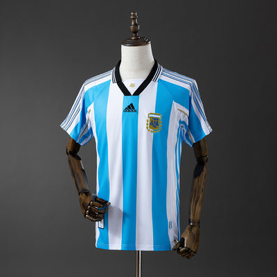 Argentinien Trikot 1998 Heim Retro Fußball Trikot