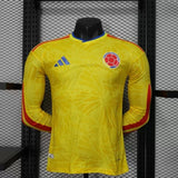 Colombia Jersey 2026 World Cup Football Kit Player Version Long Sleeves - PalmSportss