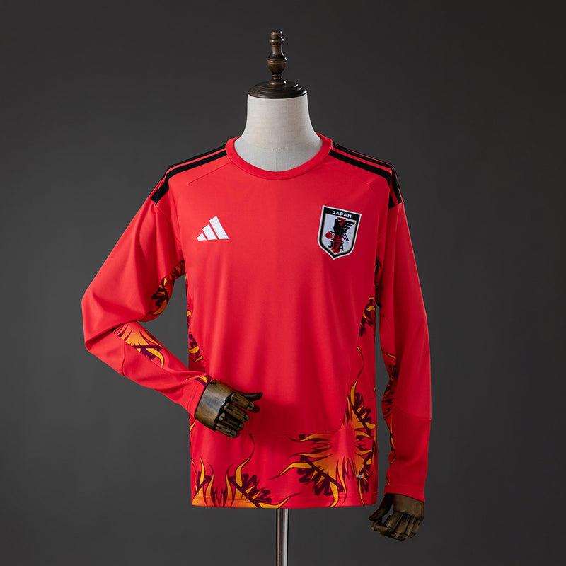 Japan Torwarttrikot 2026 Weltmeisterschaft Langarm Fußball Trikot Fußballhemd