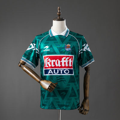 Real Sociedad Auswärtstrikot 1995-1996 Fußballtrikot