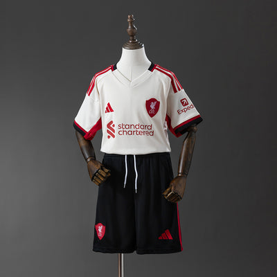 Kinder Liver Trikot 25/26 Auswärts Fußball-Set