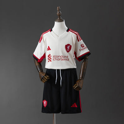 Kids Liverpool Jersey 25/26 Away Football Kit