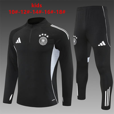 Kinder Deutschland Trainingsanzüge 2025-26 Fußballtrikot