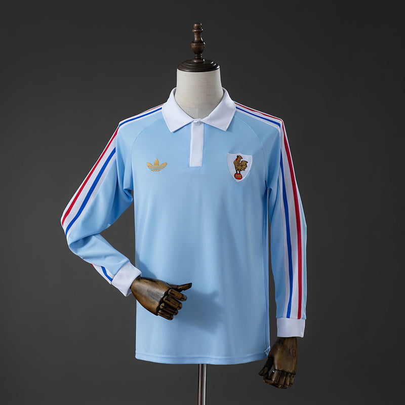 Frankreich Rugby Trikot 2026 Langarm Fußballtrikot Fußballshirt