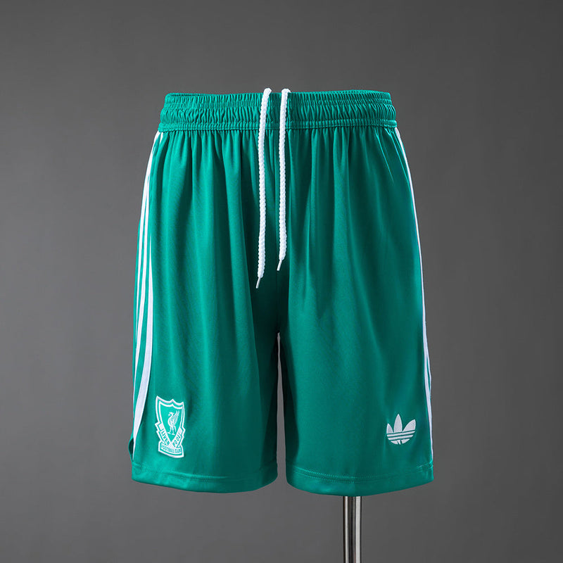 Liverpool Green Shorts 25/26 Football Kit Soccer Shorts