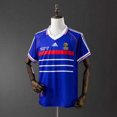 Frankreich Trikot 1998 Heim Retro Fußballtrikot