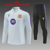 Kids Barcelona Training Tracksuits 2026-2027 Football Kit Soccer Jersey PalmSportss