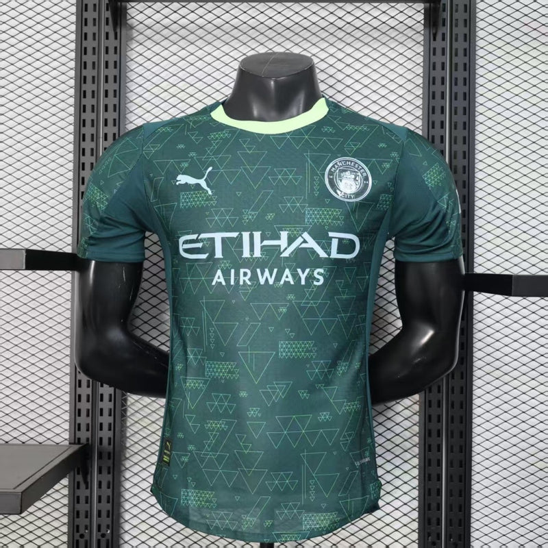Manchester City Trikot 25/26 Viertes Fußballtrikot Spielerversion