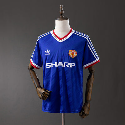Man United Trikot 1986-88 Drittes Retro Fußballtrikot