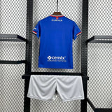 Kids Cruz Azul Jersey 25/26 Home Football Kit Soccer Jersey - PalmSportss