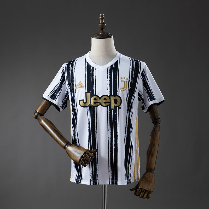 JUV Heimtrikot 2020-21 Retro Fußball-T-Shirt
