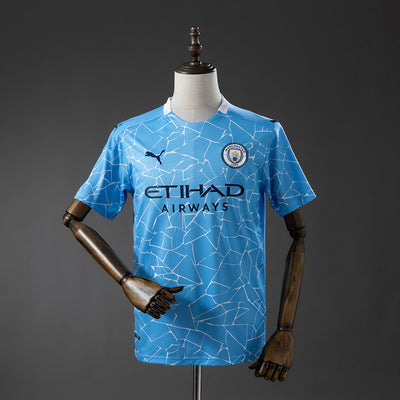 Manchester City Heimtrikot 2020-21 Retro Fußballtrikot