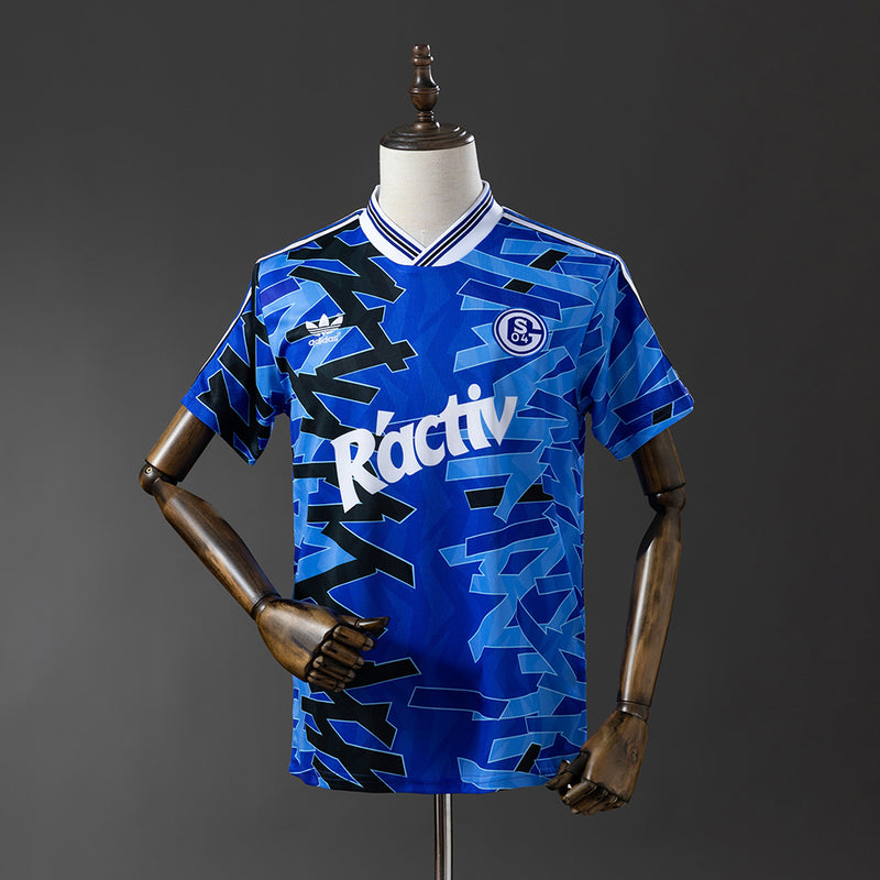 Schalke 04 Trikot 1992-93 Heim Retro Fußballtrikot