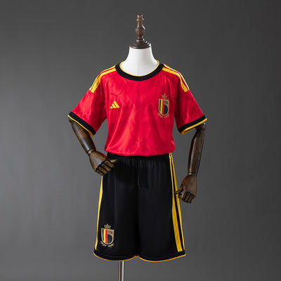 Kinder Belgien Heimtrikot 2026 WM Fußball Trikot