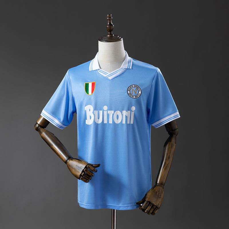 Napoli Trikot 1986-87 Heim Retro Fußballtrikot