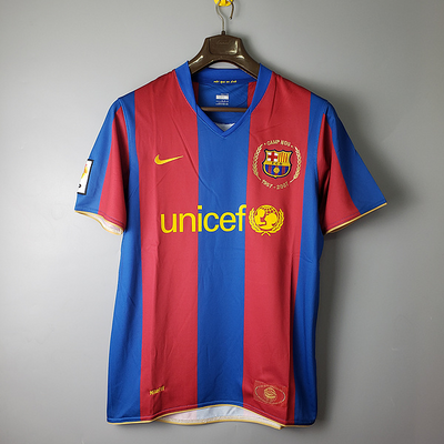 Barcelona Retro Trikot 2007/08 Heimtrikot Fußballtrikot