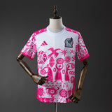 Mexico Jersey 2026 Pink White Football Kit