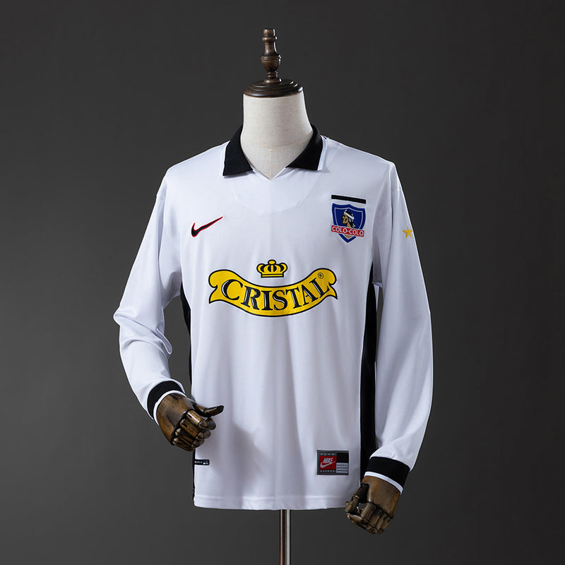 Colo Colo Trikot 1997-98 Heim Retro Fußballtrikot Langarm