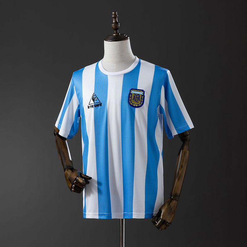 Argentinien Trikot 1986 Heim Retro Fußball Trikot