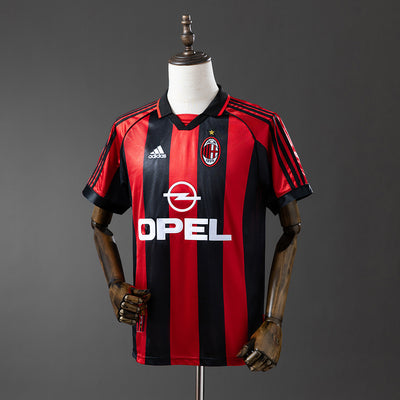 AC Mailand Trikot 1998-99 Heim Retro Fußball-Kit