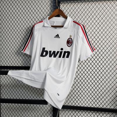 AC Mailand Trikot Auswärtsset 07/08 Geschichte Retro Fußballtrikot Wunschname 2007 2008 Fußball Sportshirt