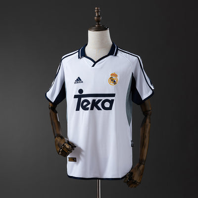 Real Madrid Trikot 2000-01 Heim Retro Fußball-Kit