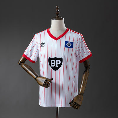 Hamburger Trikot 1983-84 Heim Retro Fußball-Kit