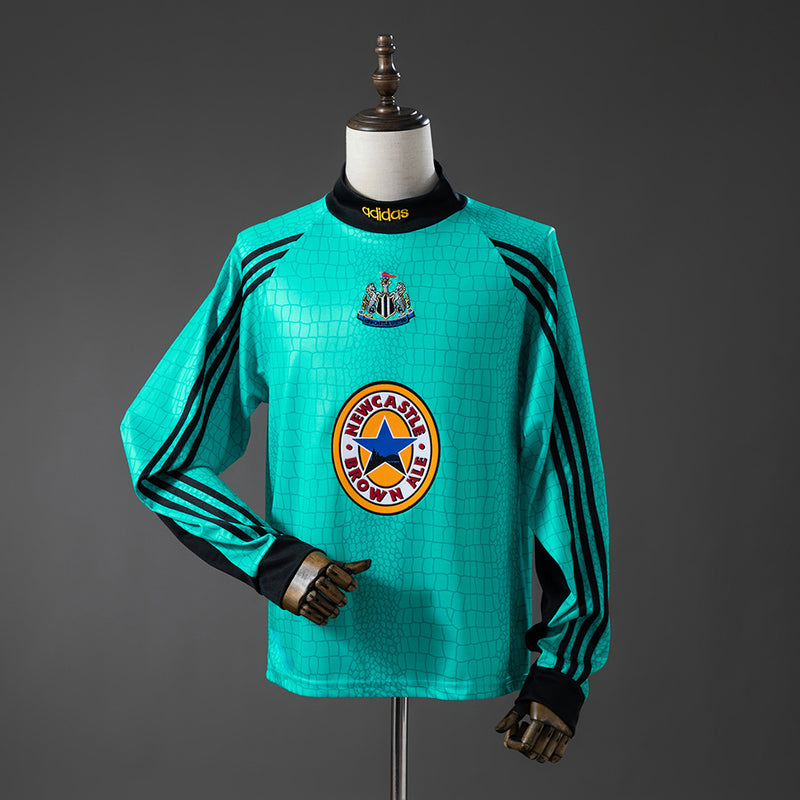 Newcastle United Torwarttrikot 1997-98 Retro Langarm Fußball Trikot