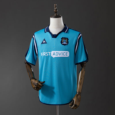 Manchester City Trikot 2001-03 Heim Retro Fußball Trikot