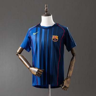 Barcelona Trikot 2004/05 Auswärts Retro-Fußballtrikot