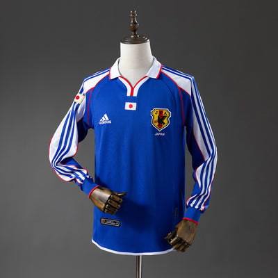 Japan Trikot 2000 Heim Retro Fußballtrikot Langarm